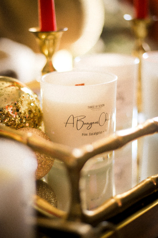 A Bourgeois Christmas Candle
