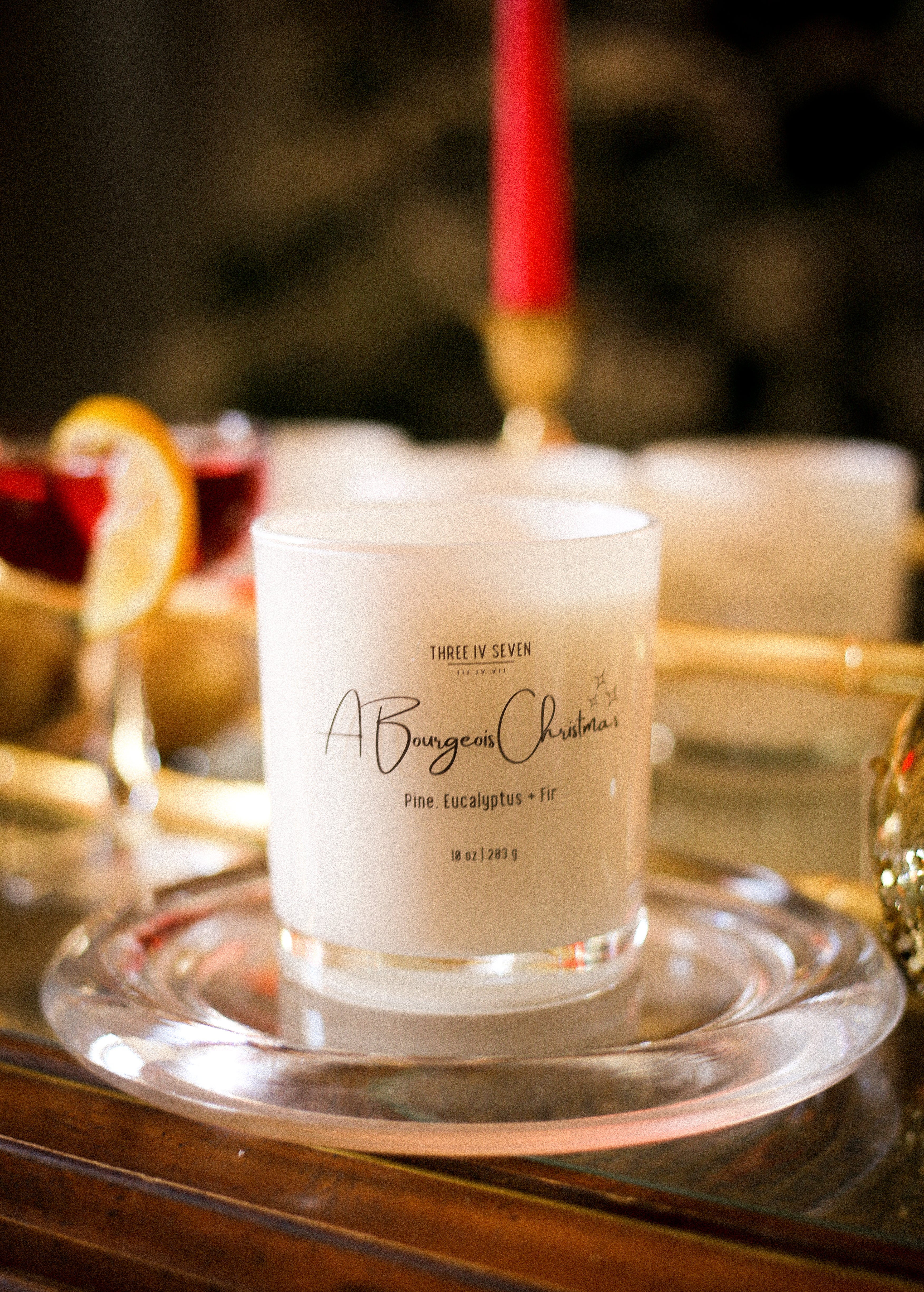 A Bourgeois Christmas Candle – ThreeIVSeven