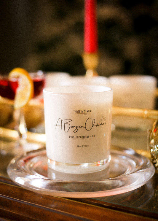 A Bourgeois Christmas Candle