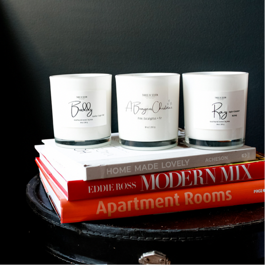 'home for the holidays' candle bundle