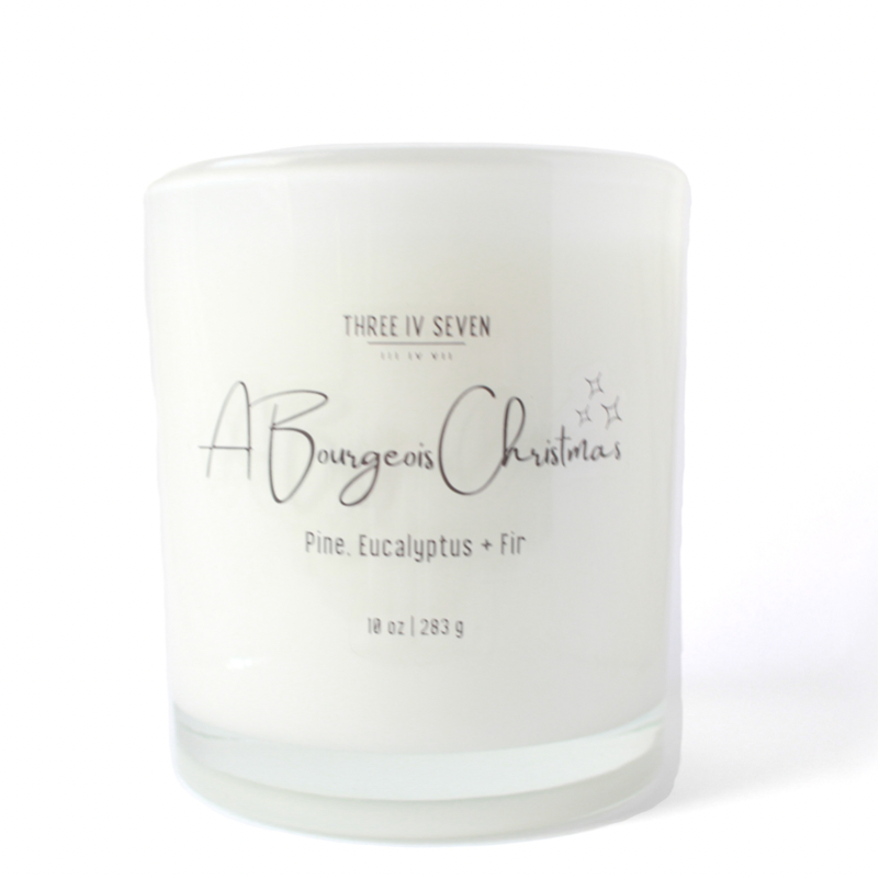 A Bourgeois Christmas Candle